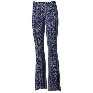 Flare Bottom Stretchy Hippie Pants